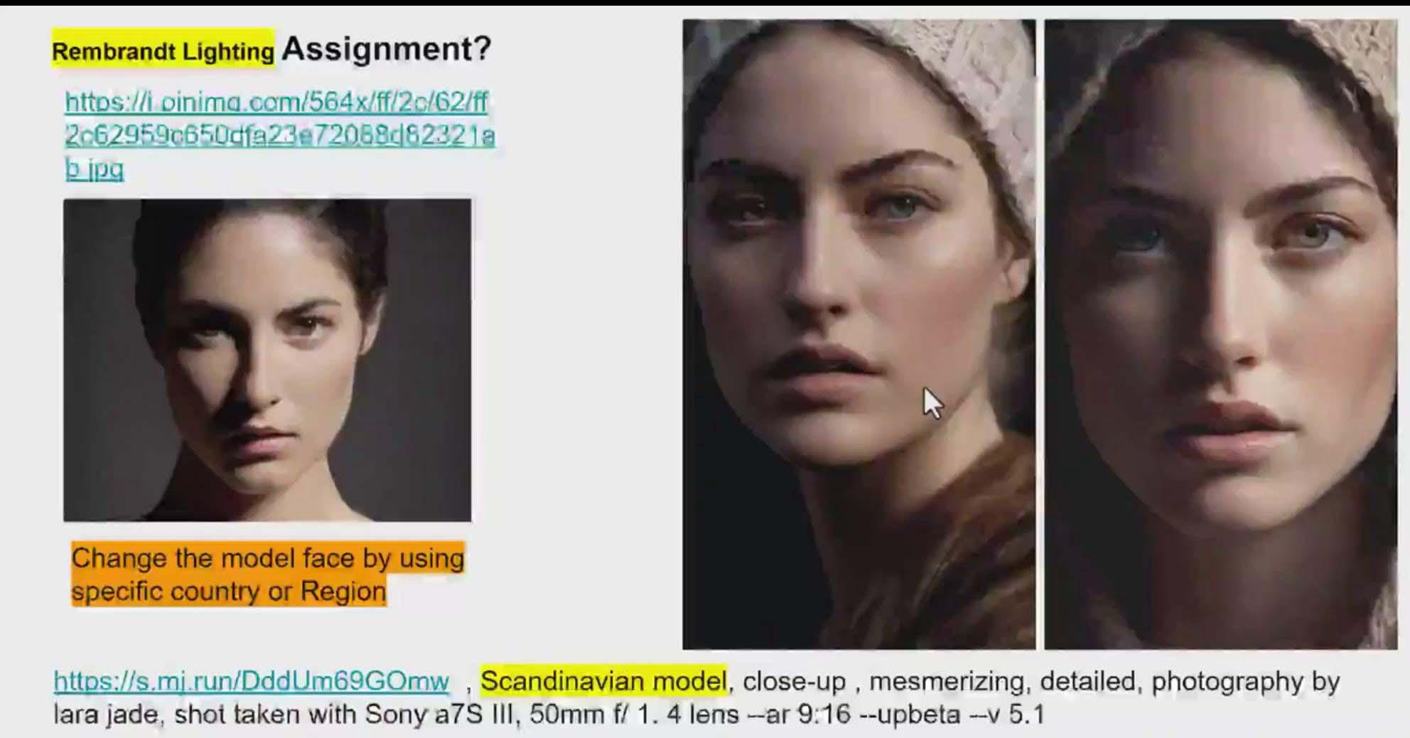 (9312期)Midjourney v5 ChatGPT 和 Bard AI人工智能人像摄影大师班-15节-中英字幕