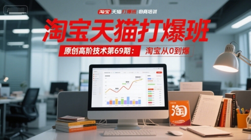 淘宝天猫打爆班原创高阶技术第69期：淘宝从0到爆